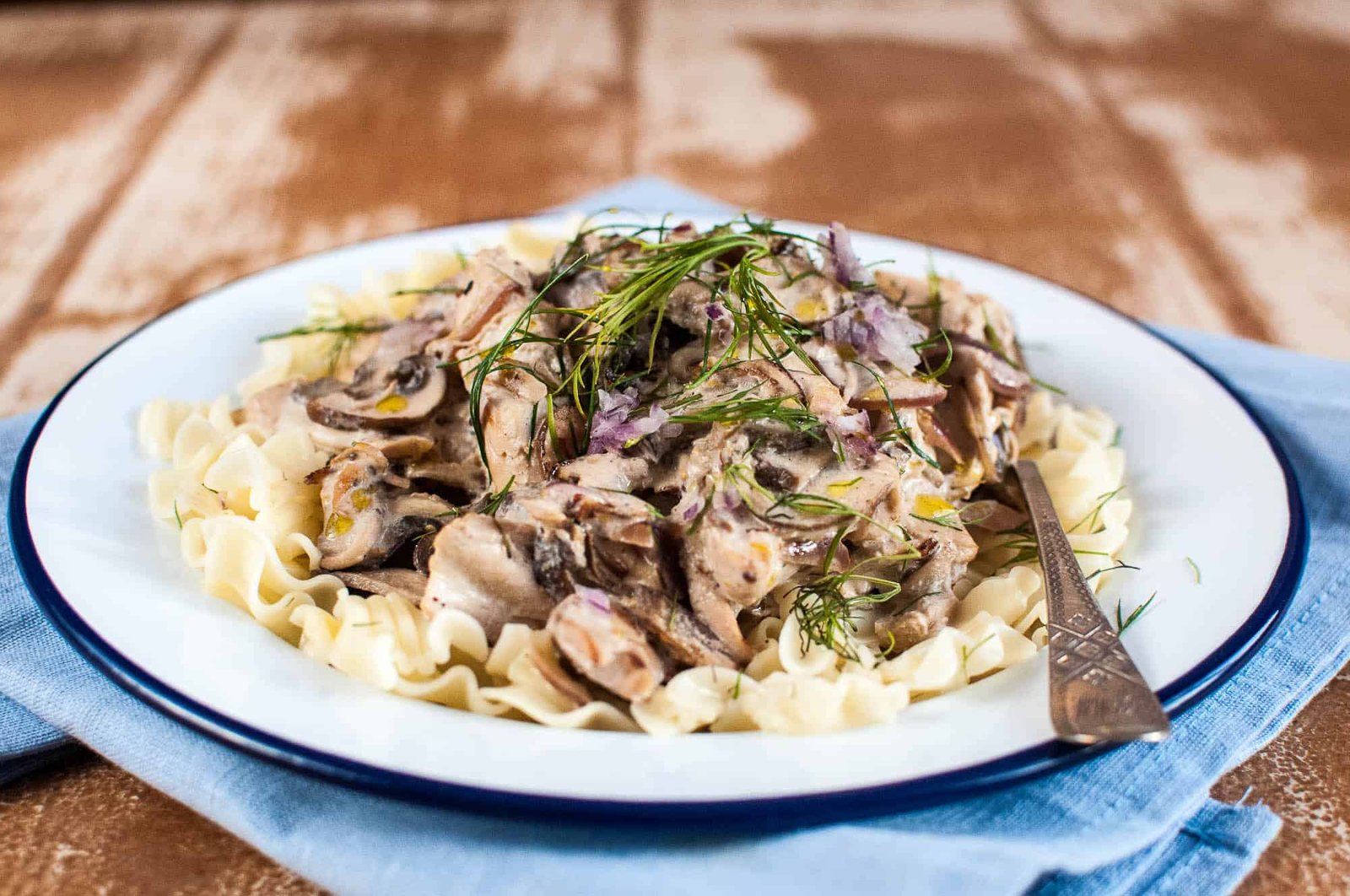 Left Over Turkey Stroganoff - Just Cooking